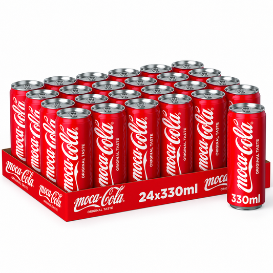 Lot de 24 canettes de 330ml moca-cola